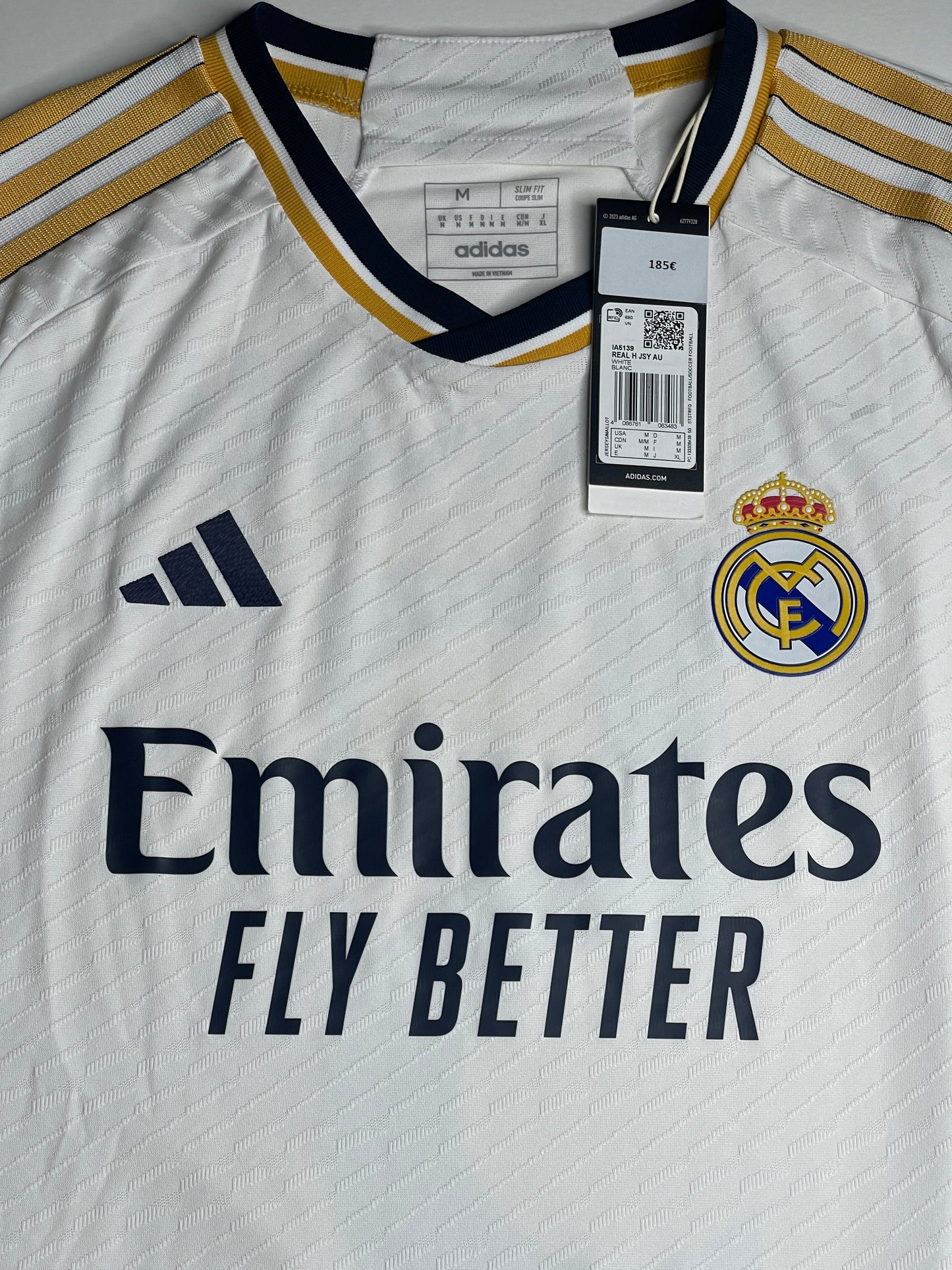 2023-24 Real Madrid Home Player Version - Bellingham #5 (M)