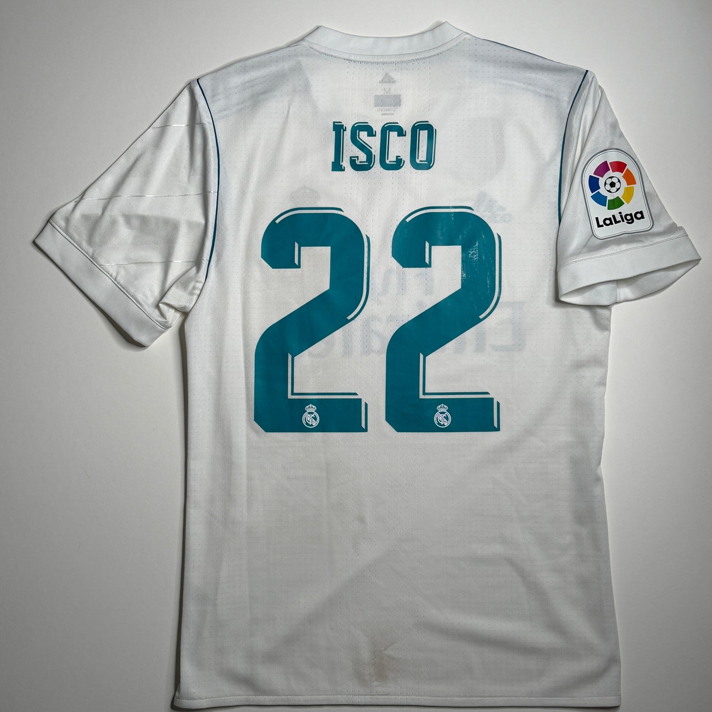 2017-18 Real Madrid Home Player Version Isco #22 (M)