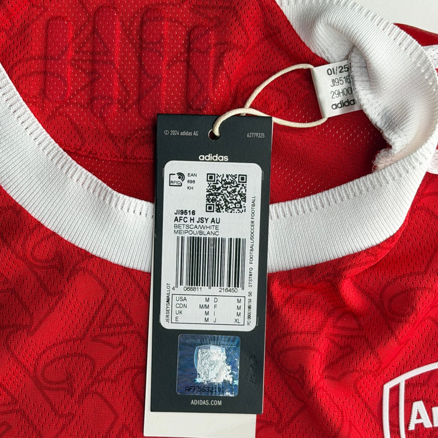 2025-26 Arsenal Home Player Version (M)
