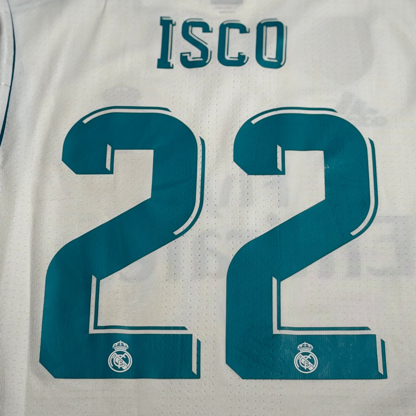 2017-18 Real Madrid Home Player Version Isco #22 (M)
