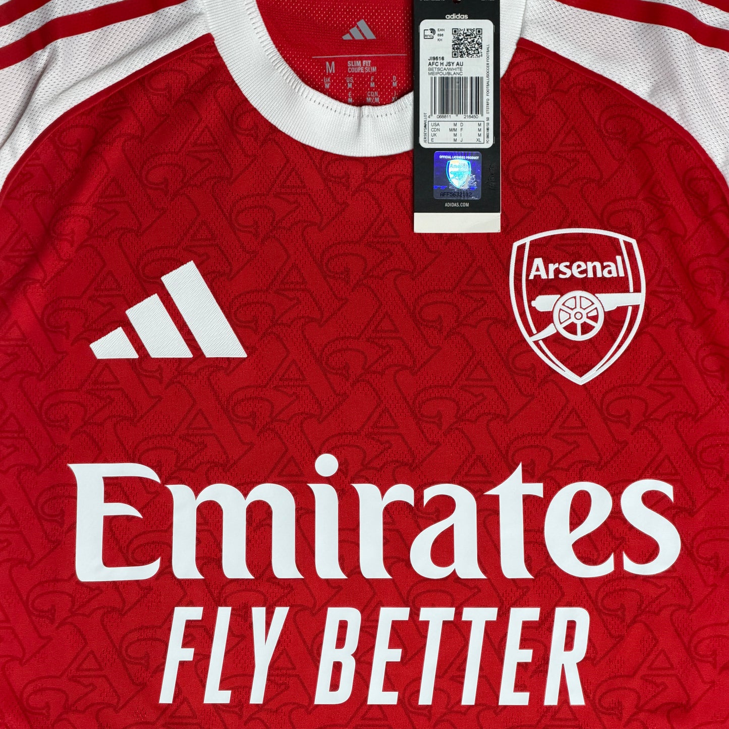 2025-26 Arsenal Home Player Version (M)