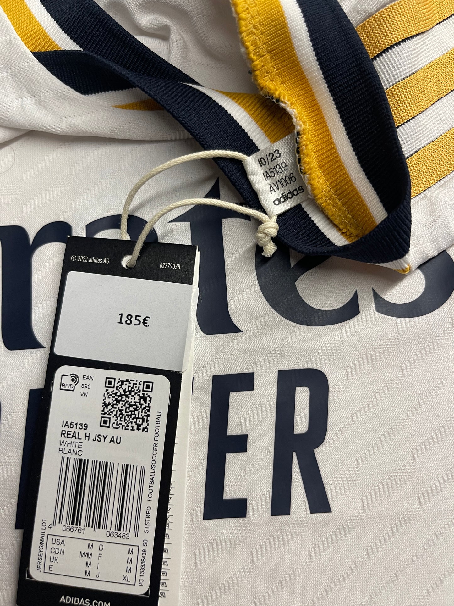 2023-24 Real Madrid Home Player Version - Bellingham #5 (M)
