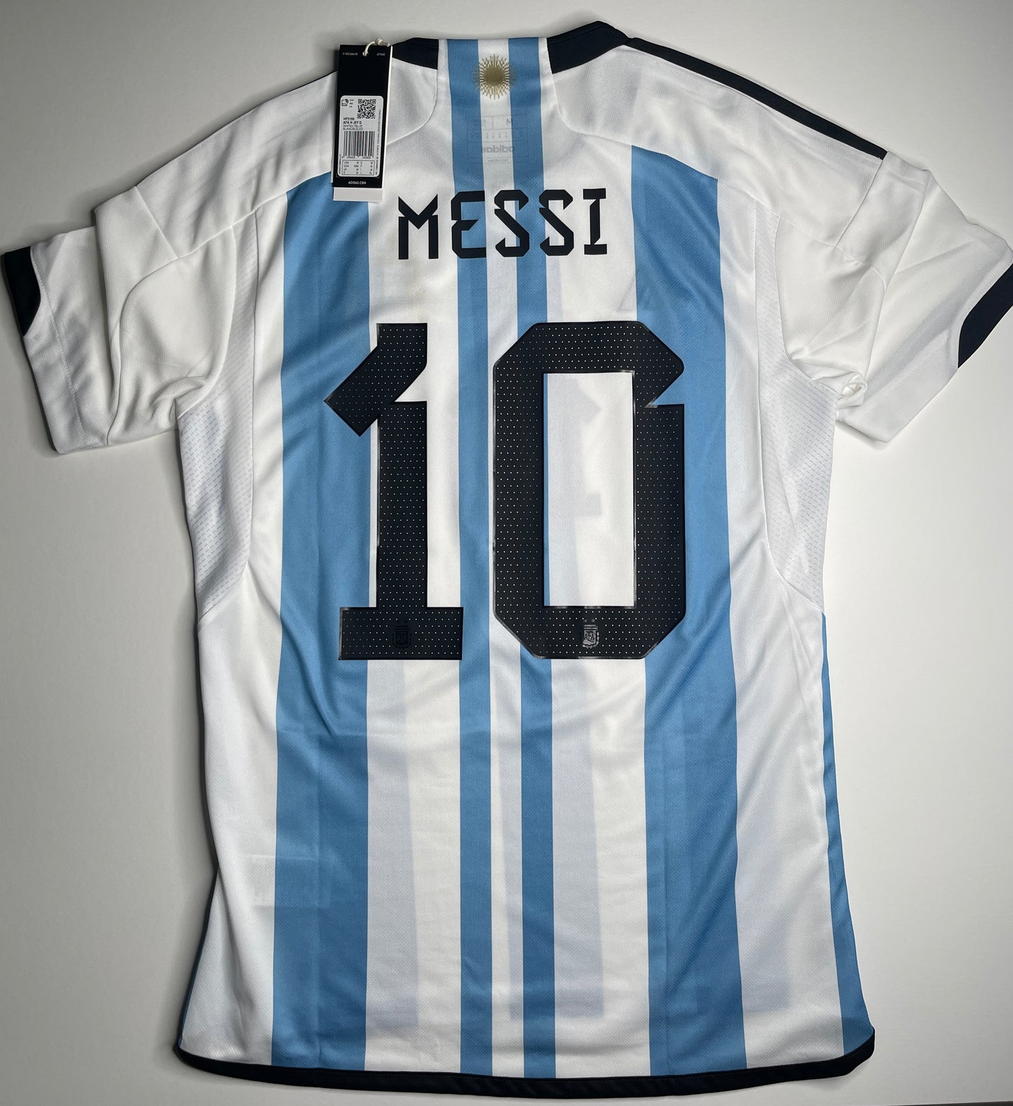 2022 Argentina Home Match Final Detail - Messi #10 (M)