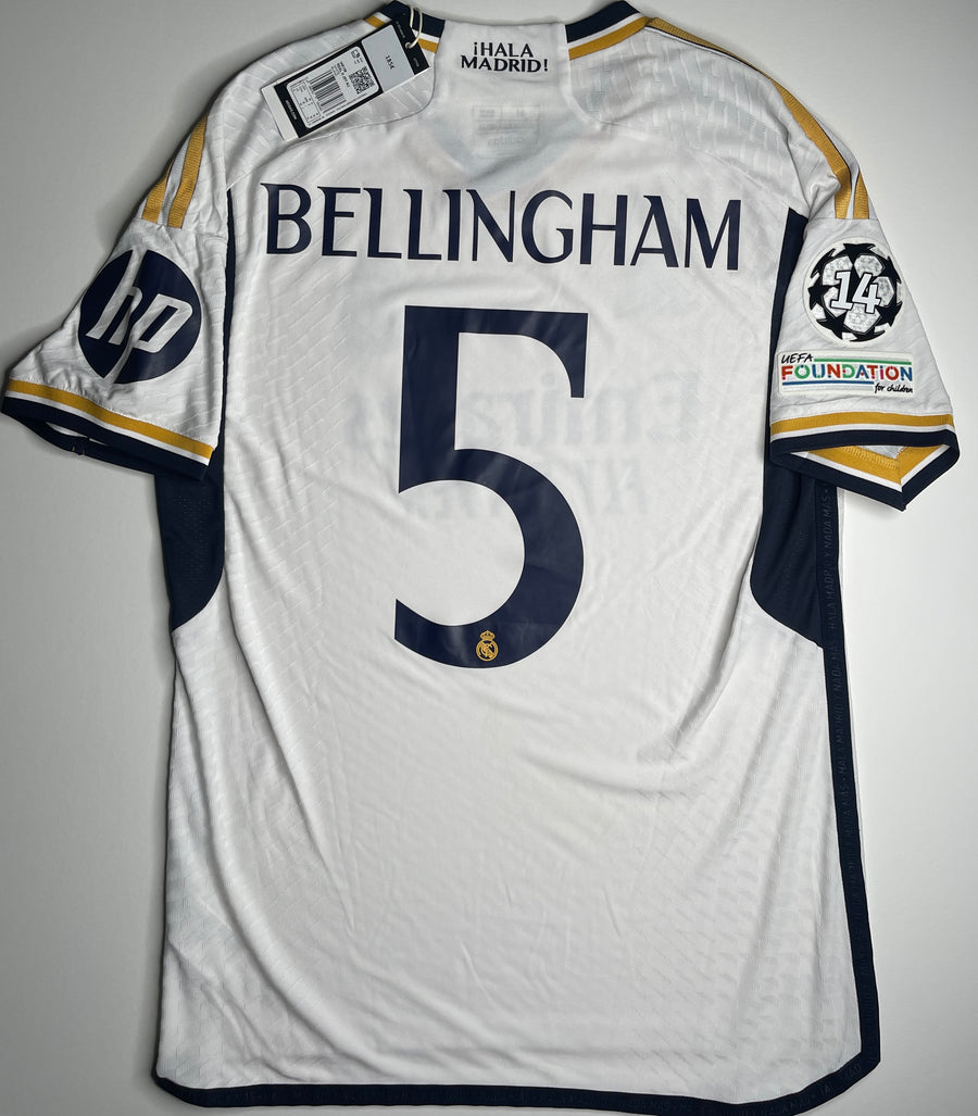 2023-24 Real Madrid Home Player Version - Bellingham #5 (M)