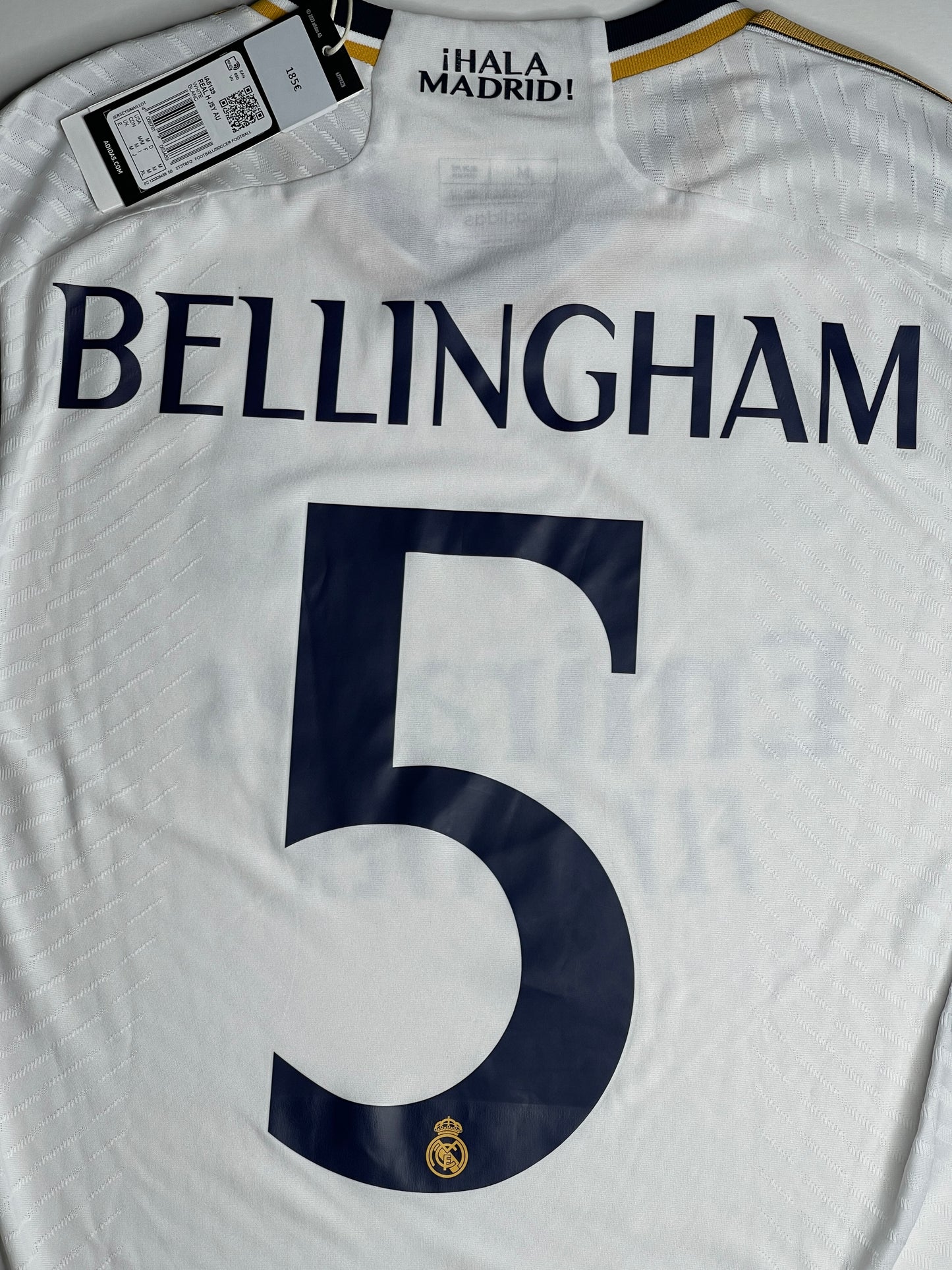 2023-24 Real Madrid Home Player Version - Bellingham #5 (M)