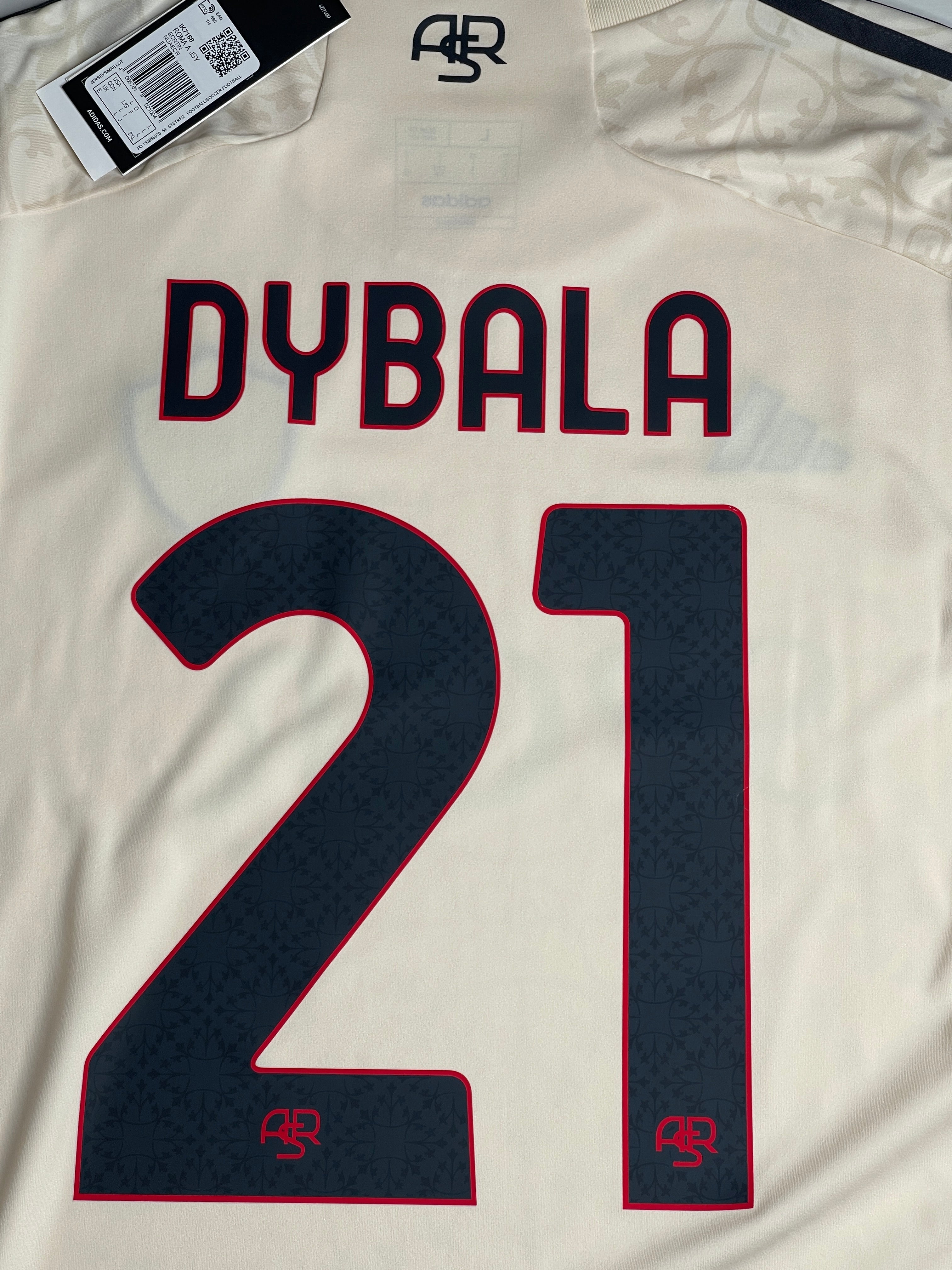 2023-24 Roma Away - Dybala #21 (L) – footyluvrs